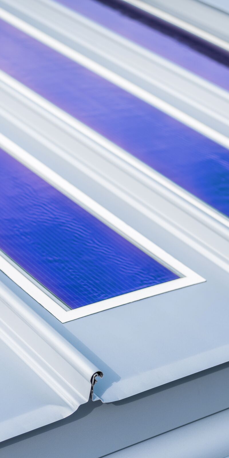 Photovoltaik-Modul integriert in die Gebäudehülle - Teil nachhaltiger Energiegewinnung